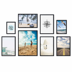 Zestaw czarnych ramek galeria Pinia 2 GF0009