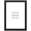Czarna ramka drewniana DRWA 2 5x7 cm