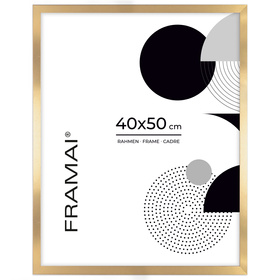 Złota ramka na zdjęcia HEN Z 40x40 cm