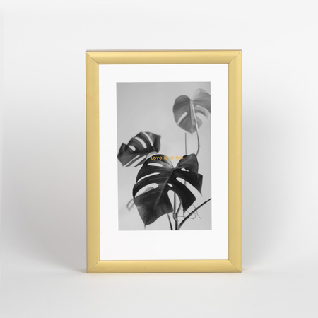 Złota ramka aluminiowa na zdjęcia Royall 10x15 cm