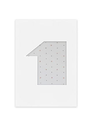 Passe Partout okienko w kształcie CYFERKI "1"