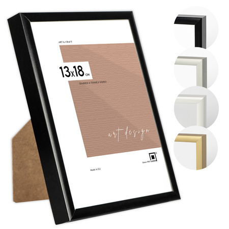 Czarna ramka aluminiowa na zdjęcia Royall 13x18 cm