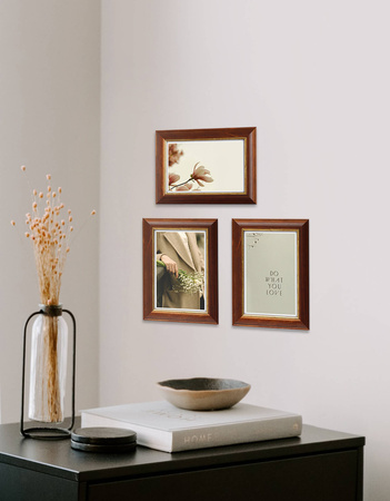 Ramka drewniana na zdjęcia DRI S 3 10x15 cm