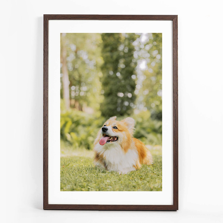 Brązowa ramka na zdjęcie FDM M6 40x60 cm