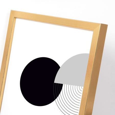 Złota ramka na zdjęcieKEA Z 21x29,7 cm