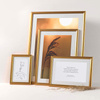 Pakiet 5 szt. złotych ramek drewnianych na zdjęcia DRWA FZ 30x40 cm