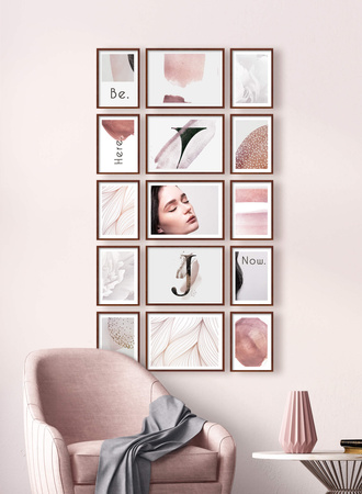 Zestaw brązowych ramek PINIA 3 GF0029 - galeria na 15 zdjęć