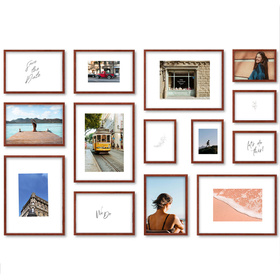 Zestaw brązowych ramek galeria 5 GF0001