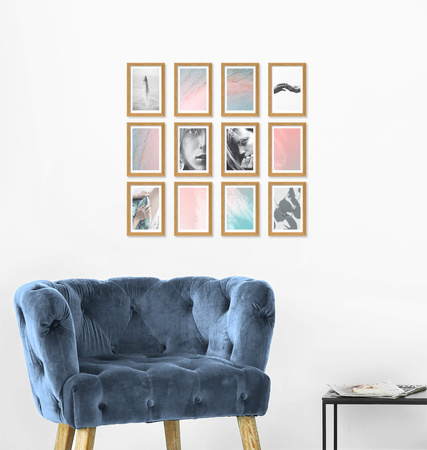 Zestaw ramek PINIA 00 GF0026 - galeria ramek na 12 zdjęć