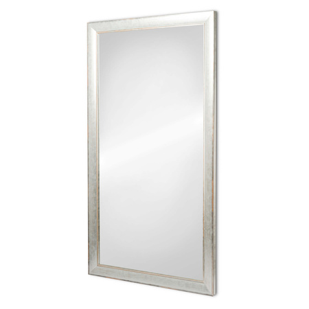 Lustro z fazą w srebrnej ramie wiszące LUCA LU-2347