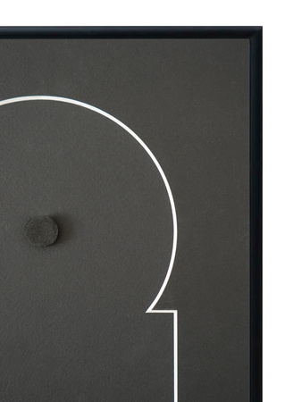 Czarna ramka na płytę CD - 21x30 cm