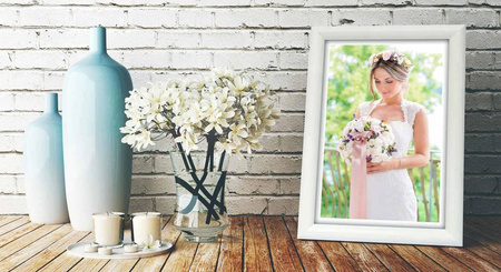 Ramka drewniana na zdjęcia DRWC F 1 28x35 cm