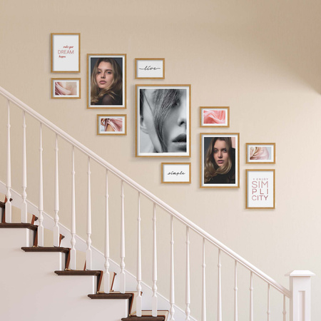 Zestaw ramek PINIA 00 GF0030 L- galeria ramek na 11 zdjęć