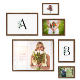 Zestaw brązowych ramek galeria 4 GF0010