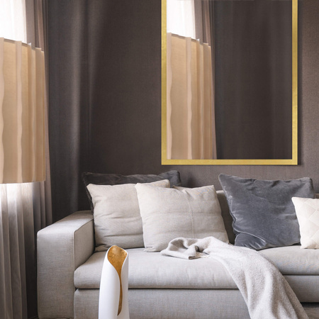 Lustro 50x70 cm w złotej ramce HEN Z