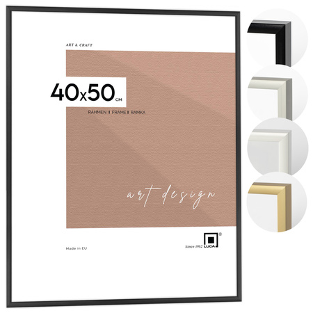 Czarna ramka aluminiowa na zdjęcia Royall 40x50 cm