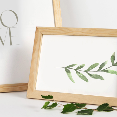 Ramka z drewna surowego na zdjęcia RAW 15x21 cm