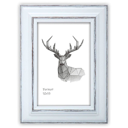 Ramka drewniana na zdjęcia DRL X 4 13x18 cm