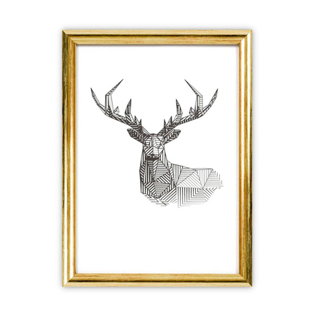 Zestaw złotych ramek galeria HIT 1 Z GF0008