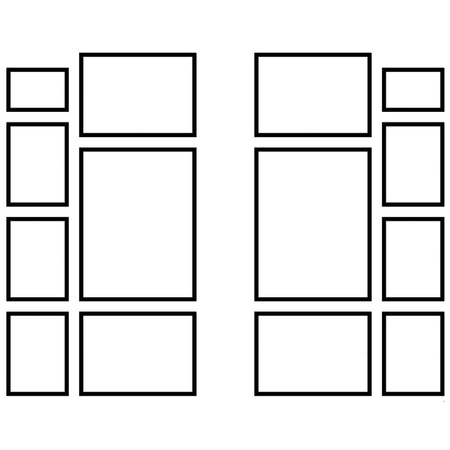 Zestaw ramek PINIA 00 GF0041 - galeria ramek na 14 zdjęć