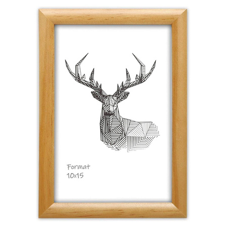 Naturalna ramka drewniana na zdjęcia EKO 0N 15x21 cm
