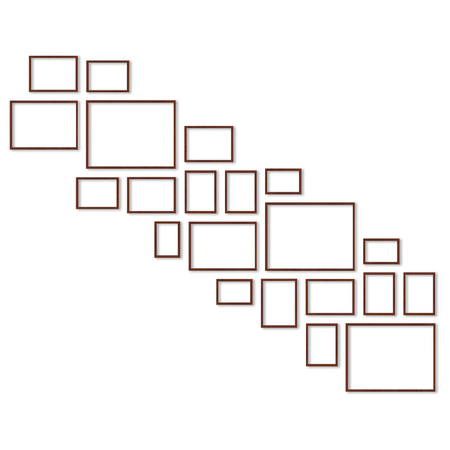 Zestaw ramek PINIA 3 GF0035 L- galeria ramek na 21 zdjęć