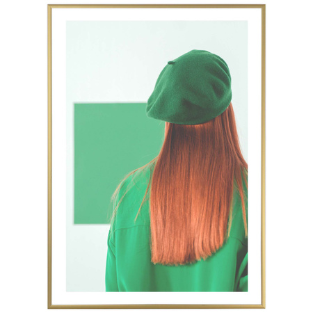 Złota ramka aluminiowa na zdjęcia Royall 50x70 cm