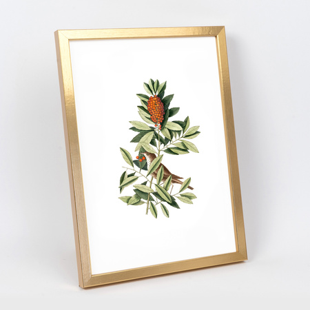 Złota ramka na zdjęcieKEA Z 21x29,7 cm