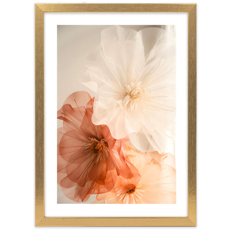 Złota ramka na zdjęcieKEA Z 21x29,7 cm