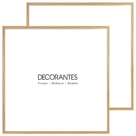 Ramka na zdjęcia 40x40 cm w dębowym kolorze FDM 02