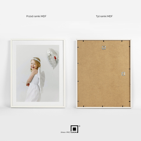 Pakiet 3 szt. białych ramek na zdjęcia FDM M1 40x50 cm