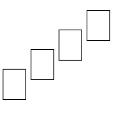 Zestaw ramek PINIA 2 GF0034 R - galeria ramek na 4 zdjęcia