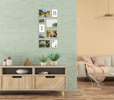 Zestaw srebrnych ramek galeria S GF0004