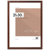 Brązowa ramka drewniana PINIA 3 21x30 cm