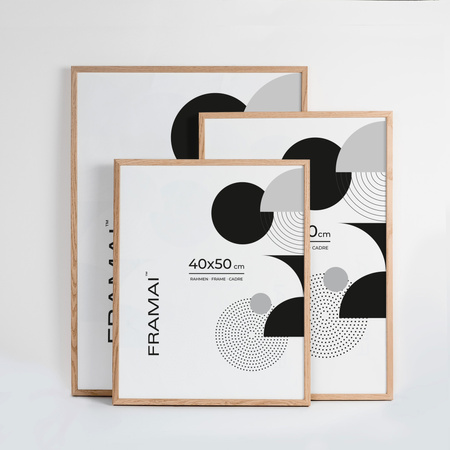 Ramka dębowa na zdjęcia OAK 50x70 cm