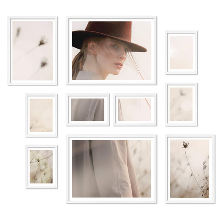 Zestaw ramek PINIA 1 GF0011 - galeria ramek na 10 zdjęć
