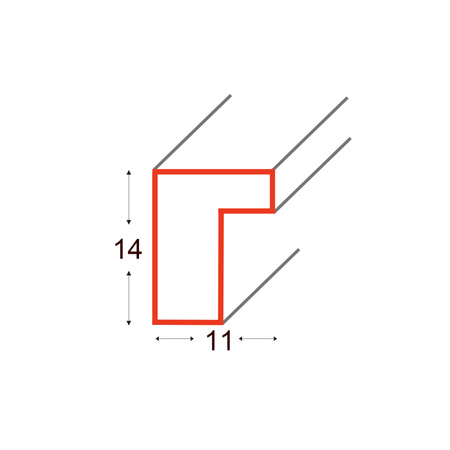 Zestaw brązowych ramek galeria Pinia 4 GF0001