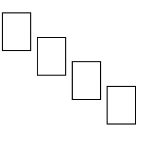 Zestaw ramek PINIA 00 GF0034 L- galeria ramek na 4 zdjęcia