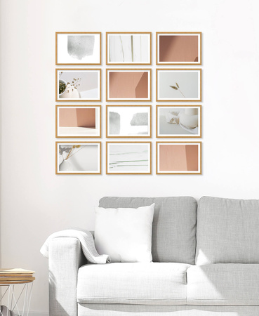 Zestaw ramek PINIA 00 GF0021 - galeria ramek na 12 zdjęć