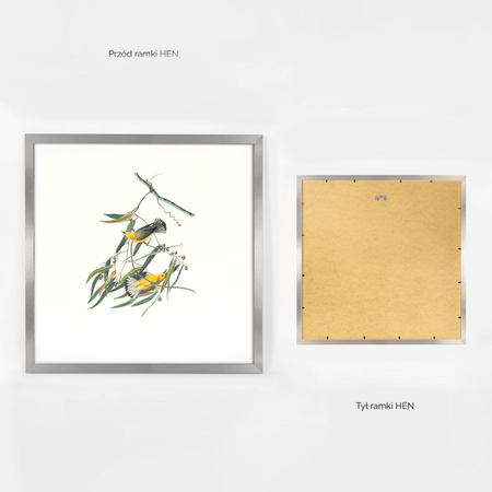 Srebrna ramka na zdjęcia HEN S 50x50 cm