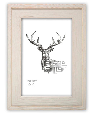 Ramka drewniana na zdjęcia DRL M 04S 50x70 cm