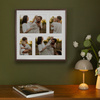 Foto Galeria 40x40 cm kolor brązowy Ramka na 4 zdjęcia 10x15 cm i 15x21 cm z Passe Partout