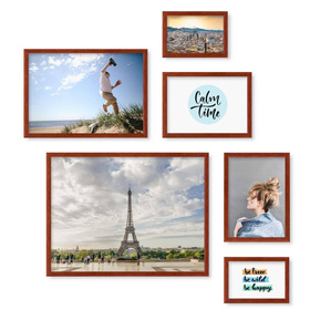 Zestaw brązowych ramek galeria 5 GF0010