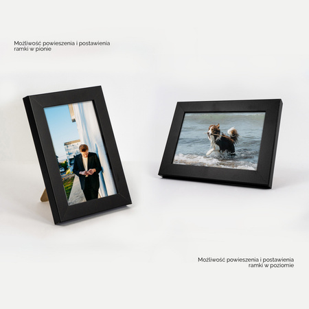 Czarna ramka na zdjęcia HEN 2 10x15 cm