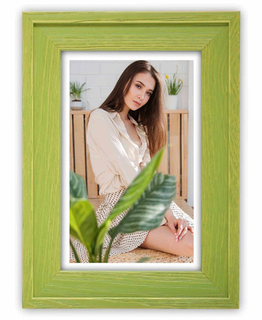 Ramka drewniana na zdjęcia DRL M 14S 10x15 cm