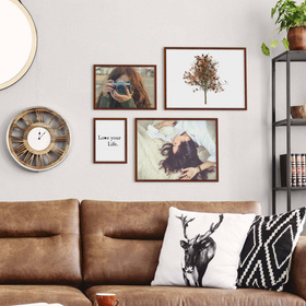 Zestaw brązowych ramek galeria Pinia 3 GF0008