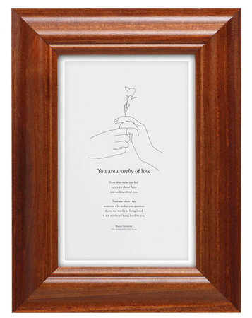 Ramka drewniana na zdjęcia DRL N 3 18x24 cm