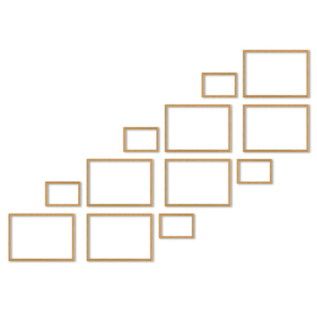 Zestaw ramek PINIA 00 GF0032 R - galeria ramek na 12 zdjęć