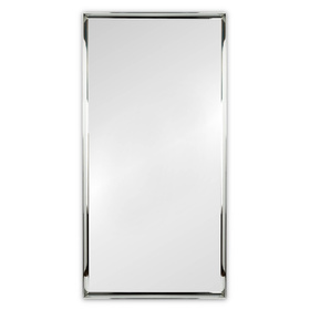 Lustro w ramie srebrnej jasny chrom wiszące LUCA LU-1488