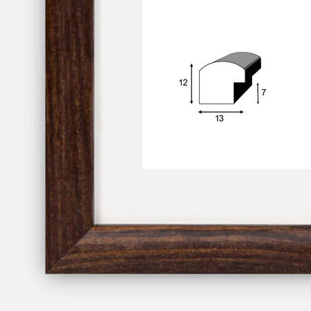 Zestaw brązowych ramek galeria HIT 4 GF0001